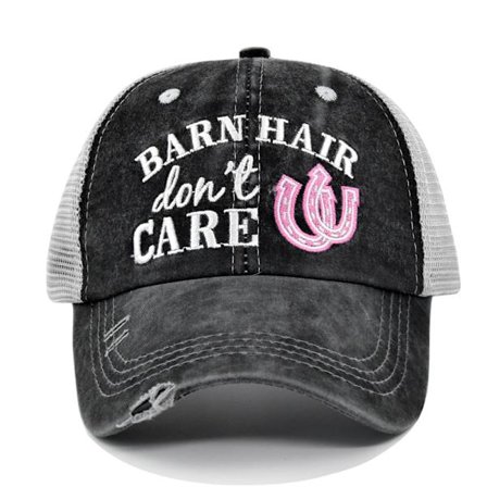 Barn Hair Don't Care baseball cap (rosa) - dame lastebilsjåfør