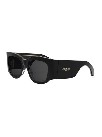 Dior DIORNUIT S1I Women's Sunglasses with a frame made of plastic in black and lenses made of plastic in grey