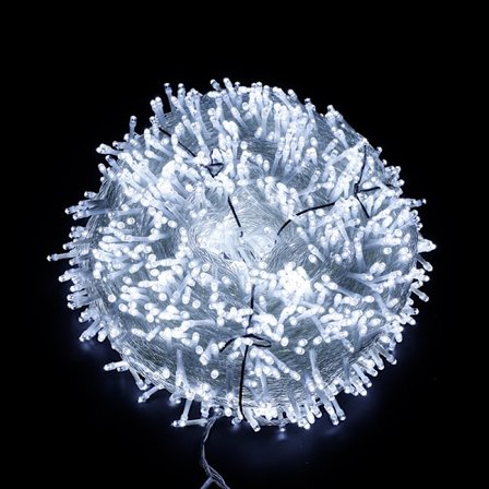 Valoisa 10M 100 LED kylmä valkoinen jouluvalot sisä- ja ulkokäyttöön