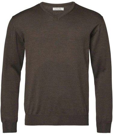 Chevalier Aston Pullover Men Leather Brown