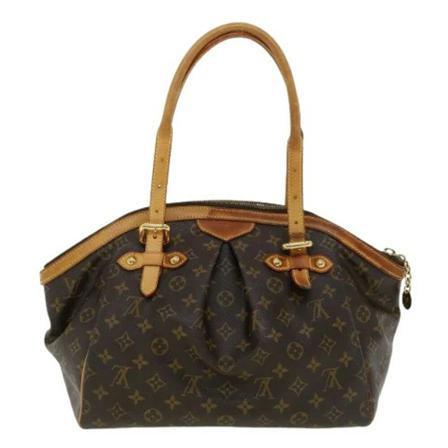 Louis Vuitton Vintage, Pre-owned Canvas louis-vuitton-bags Bruin, Dames, Maat:ONE Size