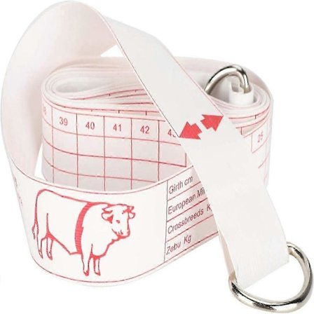 2,5 m målebånd til kvæg, bærbar brystvægt sammenlignings lineal landbrugsudstyr