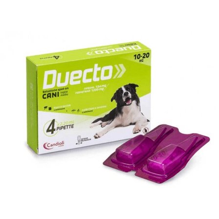 Duecto Spot On 4 Pipette Cani 10/20kg