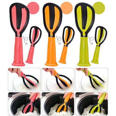 3 i 1 köksredskap multifunktionell plastsked