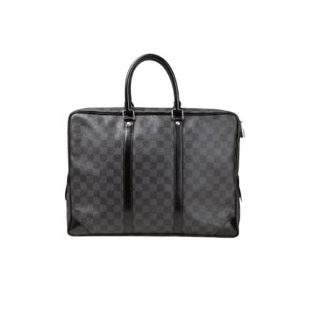 Louis Vuitton Vintage Pre-owned Handbags Sort, Herre Vintage Tasker, Størrelse: ONE Size