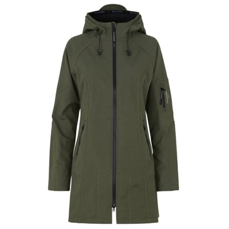Ilse Jacobsen Women's 3/4 Raincoat Women rain jackets Green 38
