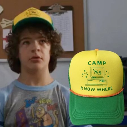 Stranger Things 4 Cosplay Kostume Baseball Cap Grøn