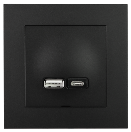 ELKO Plus USB A+C lader 2,4A SO