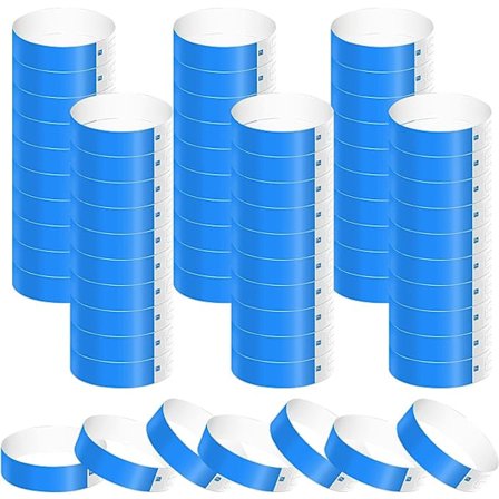 600 st Armband av papper, Vattentät ID-armband Evenemangsarmband