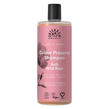 Urtekram Nordic Beauty Schampo Soft Wild Rose För Färgat Hår 500 ml