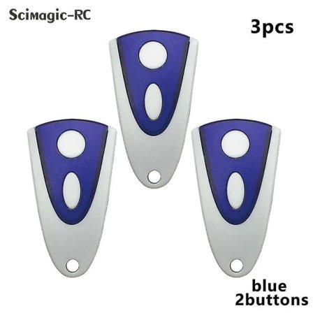 3 stk Novoferm Novotron 502 Max43-2 504 Max43-4 512 Mix 43-2 Garasjeport Fjernkontroll 43392mhz Rullende Kode Mnhs433 Mchs43 [DB] 1 stk
