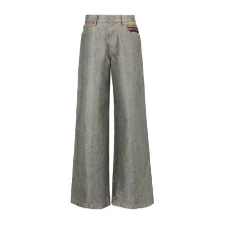 Missoni denim-pant Grå, Dame Bukser