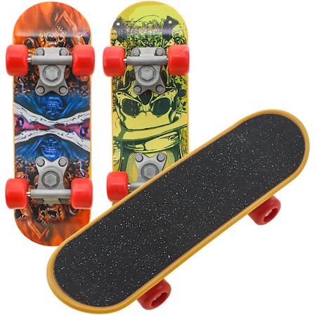 Finger skateboard, 3-delt tilfeldig farge dekk lastebil mini skateboa
