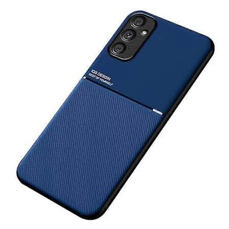 För Samsung Galaxy A34 5G Smartphone Skal Linjer Präglat Läder+TPU Mobiltelefonfodral