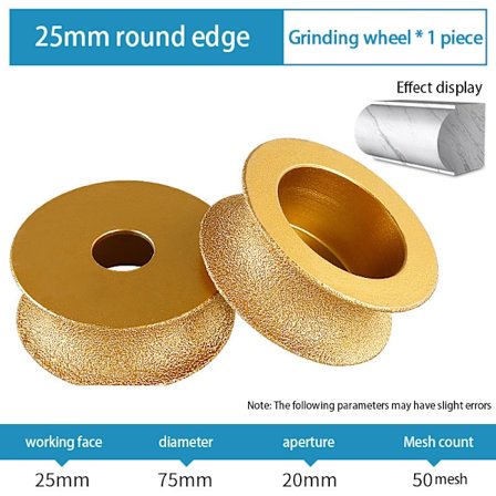 10-30MM lödda diamantprofileringshjul för vinkelslip