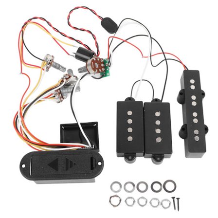Elektrisk bas pickup fremragende lydoutput forforstærker ledningsføring kredsløb guitar bas pickup