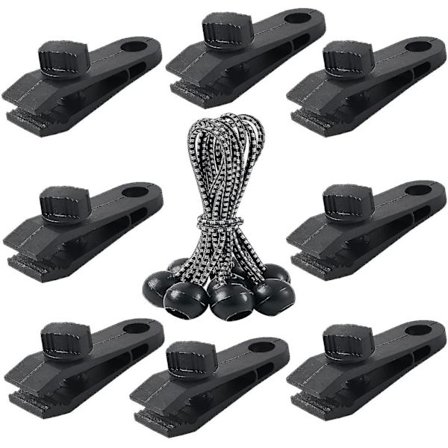 Clips Heavy Duty Lock Grip, 16 Packclamps Heavy Duty, Shark Tent Fasteners Clips