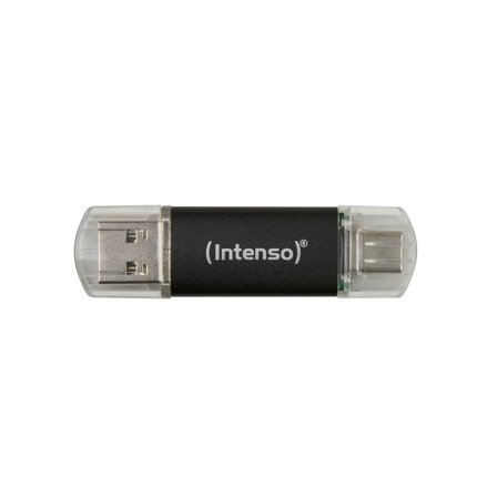 Intenso - USB-minne Twist Line 64GB Svart