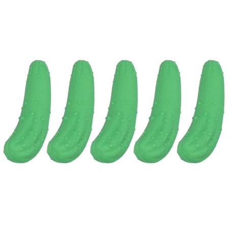 5-pakning Silikon Agurkform Vinpropper Gjenbrukbar Drikkeflaskepropp