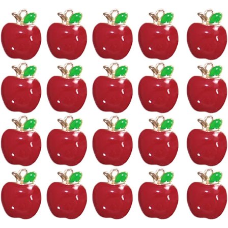 20 kpl Metallisia Omenoita Rannekorut Korvakorut Seos Omena Riipus Korut Käsityötarvikkeet DIY Korujen Valmistus DIY Käsityöt