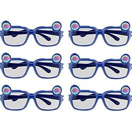 Amscan Fisk Solglasögon (6-pack) One Size Blå