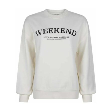 Love Stories, Sweatshirts Biały, Kobieta, Rozmiar: M