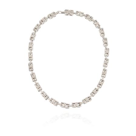 Givenchy, G Cube br necklace Grijs, Dames, Maat:ONE Size