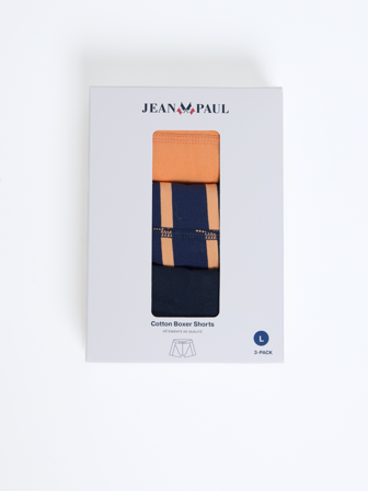 Jean Paul - Romain 3 pk boxer - Herre - Oransje - Pysjamas & Undertøy - XXL