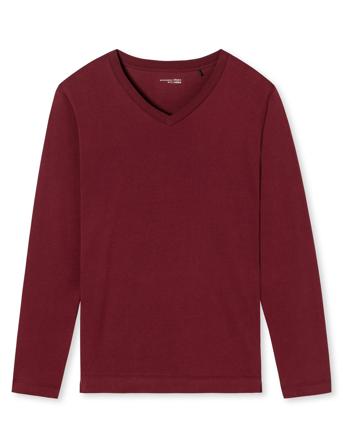 Shirt 1/1 Burgundy Schiesser