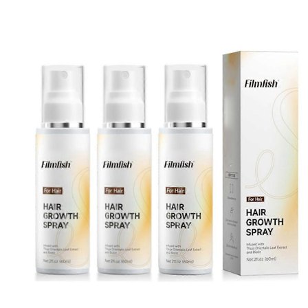 Hårvækst Spray, med cypresbladekstrakt og biotin, ikke-fedtende, hjælper med at forebygge hårtab og udtynding af håret, til hovedbunden