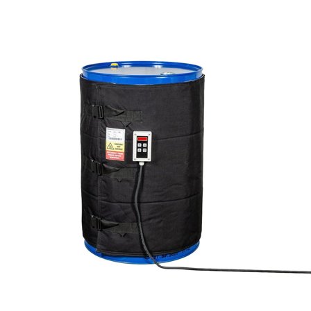 Fatvärmare, 0-90°, 200-216 L fat, svart