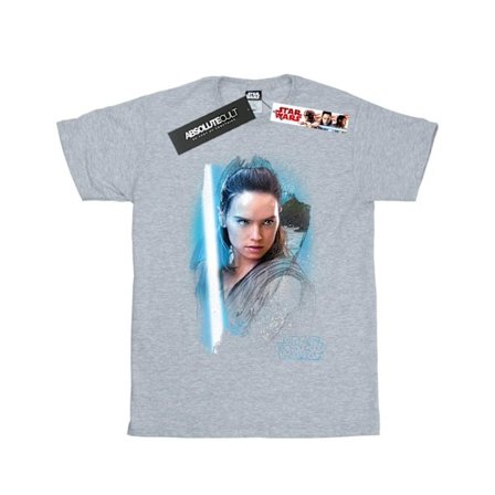 Star Wars: The Last Jedi T-shirt i borstad bomull för flickor, Rey, 12-13 år