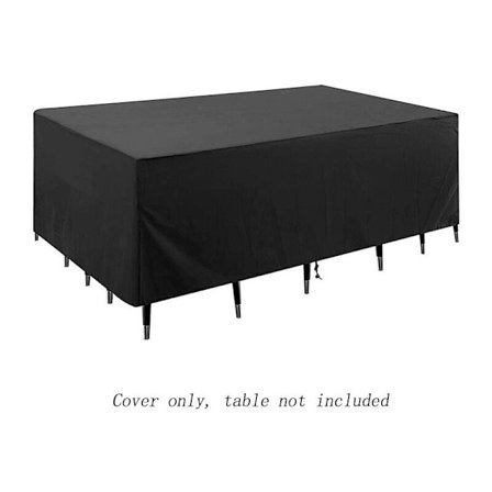 Vanntett hagemøbeltrekk 135x135x72cm, 210D Oxford utendørs bordtrekk, kompatibelt med stoler og sofaer