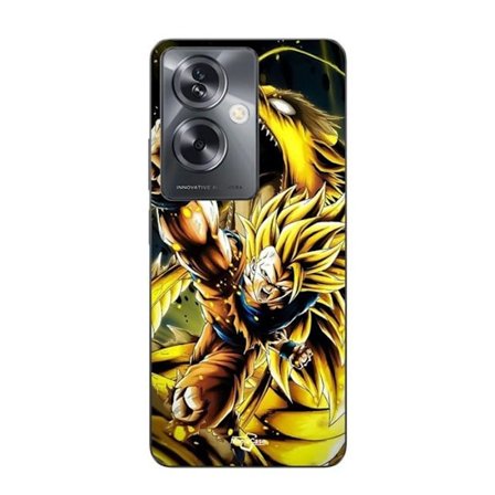 Skal för Oppo A79 5G Son Goku Super Saiyan SSJ3 Drakattack