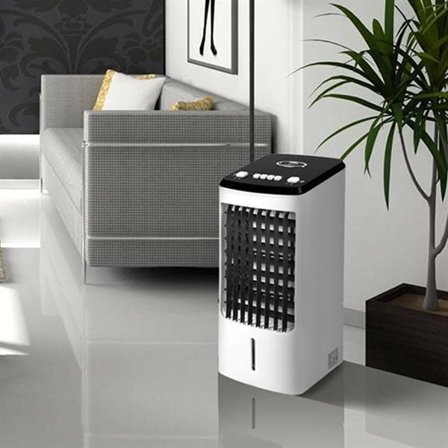 Kannettava ilmastointilaite ja ilmankostutin – kompakti, tehokas, säädettävä ilmanvirtaus