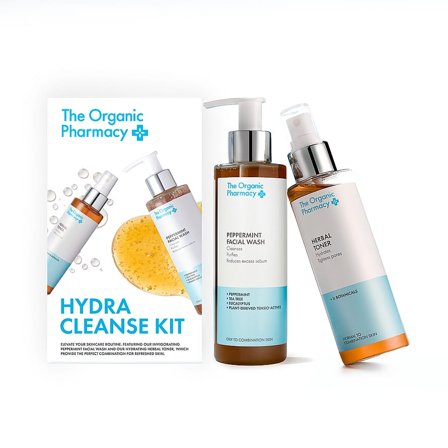 The Organic Pharmacy Hydra Cleanse Kit, Skincare, Skincare, Sampak