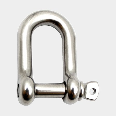 Suora sakkeli NOCK Essentials, Ø8 mm, 32 mm, ruostumaton teräs, kierretty siipimutteri