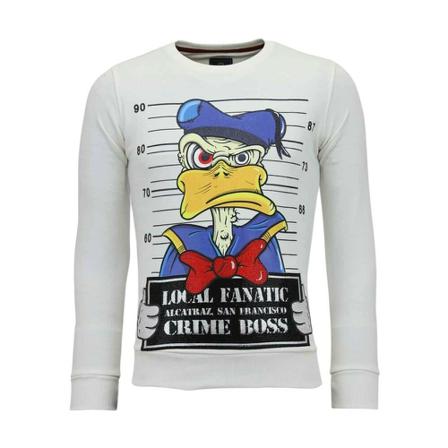 Local Fanatic - Tröjor - Vit - Herr - Storlek: S, Herr, Storlek: S