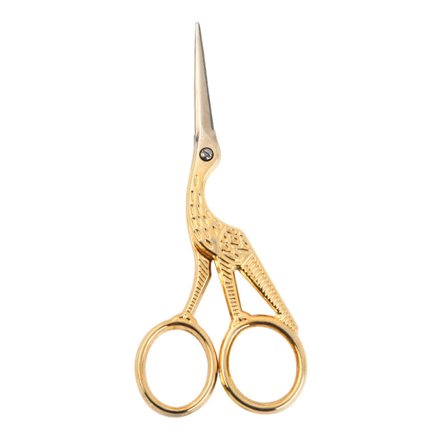 Storksax i rostfritt stål med läderfodral