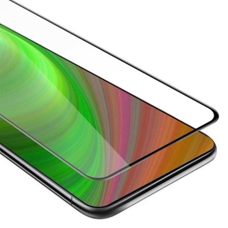 Helt härdat glas för Vivo V15, skyddsfilm i TRANSPARENT med SVART härdat glas.