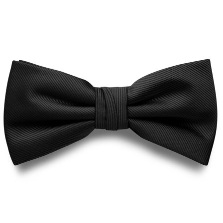 Sort Bundet Grosgrain Butterfly til mænd - Bundne butterflies