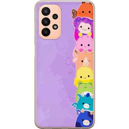 Yhteensopiva Puhelinkuori Samsung Galaxy A23 Tumma siluetti Jeesuksesta, jolla on orjantappurakruunu mustaa taustaa vasten, voimakkaassa kontrastissa