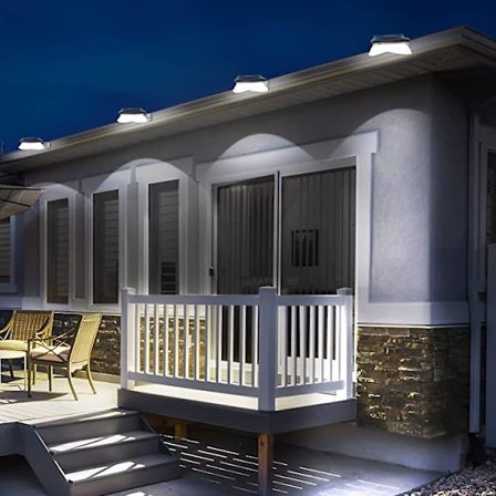 1 stk Solcelle Vegglamper Utendørs Hagebelysning