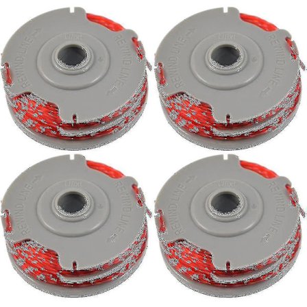 4 X Trimmer Kantklipper Spole & Line Dobbelt Autofeed Kompatibel Flymo Fly021-YuJia
