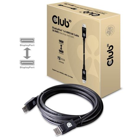 Club 3D DisplayPort-kabel - DisplayPort til DisplayPort - 3 m