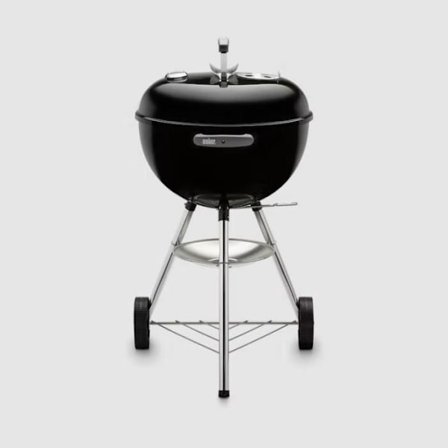 Charcoal skäggcue - WEBER - Classic Vattenkokare - Emaljerat stål - Diameter 47 cm - Integrerad termometer