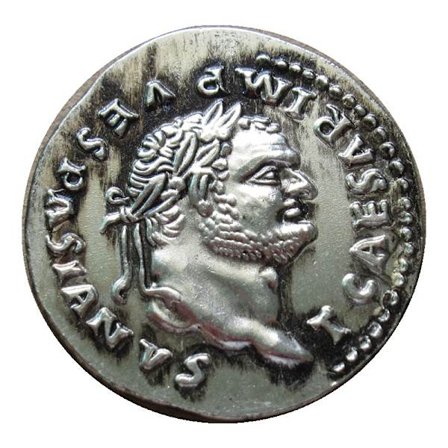 Romerriget Mindesmønt, 38 mm Kobber med Sølvbelægning, Historisk Romersk Kejserdesign, 31. udgave