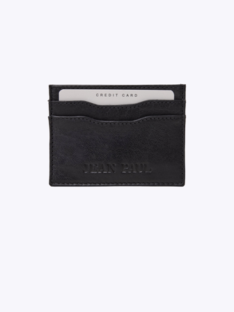 MATCH - Jean kortholder - Jean Paul - Str. ONESIZE - Herre - Tilbehør - Svart - 100% bøffelskinn