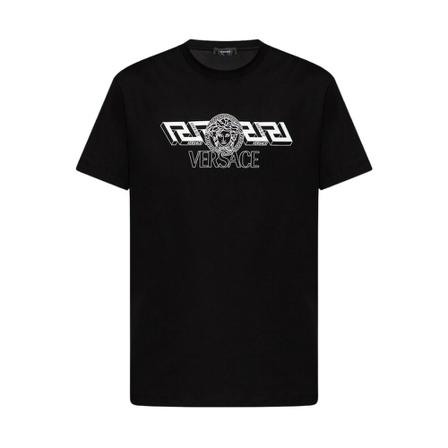 Versace T-shirt with logo Sort, Herre T-shirts