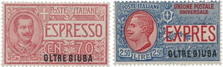 Italien 1926 - Sassone 1/2 - Postfrisk